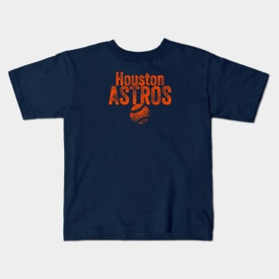 Astros Vintage Weathered Kids T-Shirt